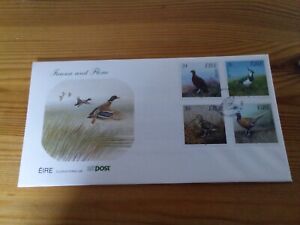 Ireland 1989 Flora and Fauna Game Birds of Ireland FDC per scan