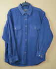 Field And Stream Flannel Shirt Adult Large Button Up Long Sleeve Outdoors Blue