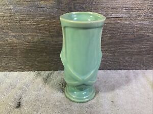 Vintage Brush McCoy Pottery Mint Green Vase 542