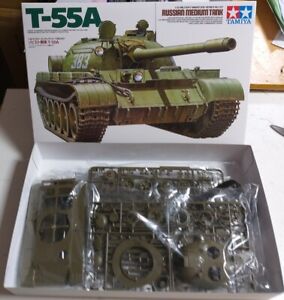 Tamiya  1/35  35257  Russian Medium Tank T-55A plastic model kit