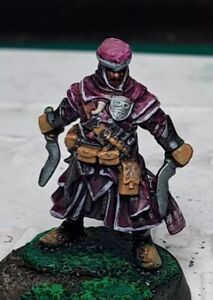Painted Pathfinder Iconic Slayer Reaper Miniature