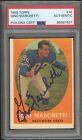 Gino Marchetti Signed 1958 Topps #16 PSA/DNA Colts Autographed Card HOF AUTO