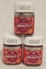 LOT OF 3 Olly UNDENIABLE BEAUTY Vitamins • 60 GUMMIES Each EXP : 02/2025