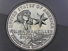 2022- S Wilma Mankiller  Washington Quarter From US Mint Roll Very NICE Luster !