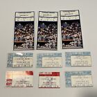 Cleveland Indians (Guardians) Vintage Ticket Stubs Lot (9) - 1986, 1987 & 1991