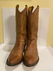 OLD WEST OW2029 Brown Leather Men's Cowboy Boots Size 13 D