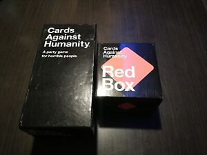 Cards Against Humanity Starter Set With Red Box Expansion