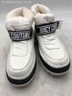 Juicy Couture Womens Veronica White Black High-Top Sneaker Winter Boots Size 8