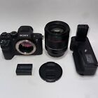 Sony Alpha a7 II Mirrorless Digital Camera W/ ROKINON Lens For PARTS/REPAIR READ