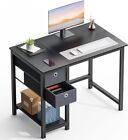 40-55 Inch Home Office Computer Desk with Drawer Writing Desk Work Desk PC Table