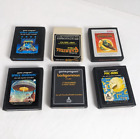 ATARI 2600 Video Game System LOT OF 6 CARTRIDGES See Description UNTESTED Lot #1