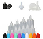 3-120ml Empty Plastic Squeezable Dropper Bottles Eye Liquid Containers Long Tips