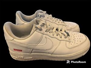 Nike Air Force 1 Low x Supreme White (CU9225-100) Size 9