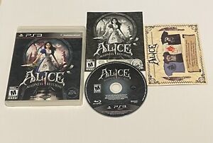 Alice: Madness Returns PS3 (Sony PlayStation 3, 2011) CIB Complete Tested
