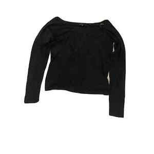 BCBG Maxazria black top size M long sleeve shirt
