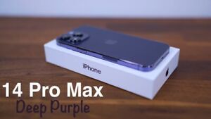 Apple iPhone 14 Pro Max - 256 GB - Deep Purple (Unlocked) - Original Box