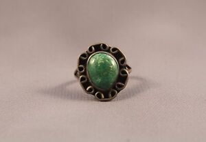 Old Pawn Navajo Turquoise Ring Size 8 1/4