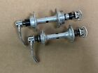 Campagnolo Nuovo/Super Record Hubs 36 Hole Front and Rear Vintage Road Bike
