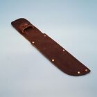 Knife Sheath Brown Leather Fixed Blade Belt Case Pouch 11.5