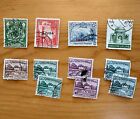 Pakistan stamps - Lot of 11 used stamps, includes overprints
