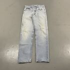 Vintage Levi’s 505 Orange Tab Straight Leg Light Wash USA Made Jeans Mens 30x30