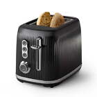 Oster® 2-Slice Toaster with Extra-Wide Slots Quick-Check Lever Black 7 Settings