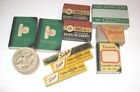 Lot of Vintage OFFICE SUPPLIES - Thumb Tacks, Paper Clips, Scripto Lead + MORE