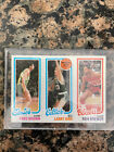 1980-81 Topps #198 Ron Brewer Rookie #31 Larry Bird Rookie #228 Fred Brown NBA