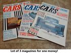 1961 CARS, The Automotive Magazine - Lot of 3 issues - EXCELLENT CONDITION!