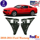 Front Bumper Cover Support Brackets Set For 2010-2014 Ford Mustang (For: Ford Mustang GT)