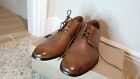 Men's Bostonian Nantasket Fly Tan Brown Leather Oxford Dress Shoes Size 10.5