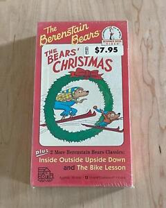 THE BERENSTAIN BEARS Bears' Christmas (1970) Sealed VHS Random House Animation