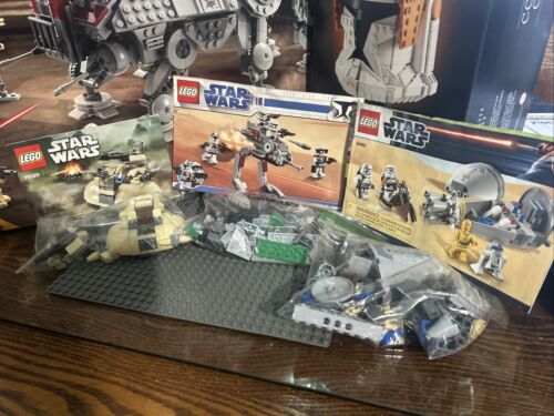 LEGO STAR WARS RETIRED SETS LOT OF 4 (75029) (8014 X2) (9490) 80-95% COMPLETE