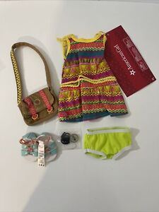 American Girl Lea Clark Meet Outfit Tropical Dress - Complete - 2016