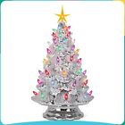 Ceramic Christmas Tree - Tabletop Christmas Tree with Lights -15.5