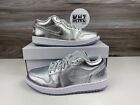 *Nike Air Jordan 1 Low SE 'Metallic Silver' Ice Grey White  (FN5030 001) Women's