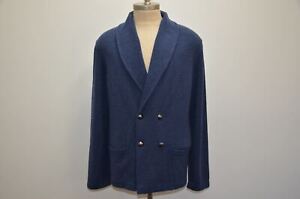 Ralph Lauren Purple Label 100% Cashmere Double Breasted Cardigan Sweater Jacket