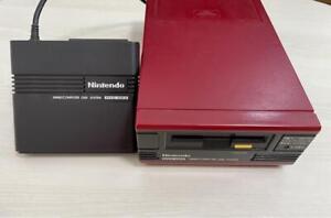Nintendo Famicom Disk System Console New Belt Tested RAM Adapter Set