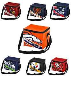 NFL Football  Team Logo 6 Pack Cooler Lunch Bag - Pick Team