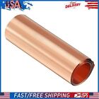Copper Sheet Roll Pure Copper Flashing Strip Metal Foil Plate 1000x100x0.01mm