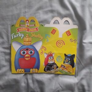 McDonalds Happy Meal Box from April 2001 Shelby And Furby