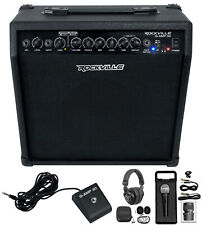 Rockville G-AMP 30 Watt Guitar Amplifier w/Bluetooth+Footswitch+Mic+Headphones