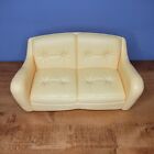 1998 Barbie Doll Yellow Sofa Loveseat Living Room Furniture So Real So Now