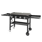 4-Burner Outdoor Flat Top Gas Griddle Cooking Station Grill Propane BBQ Grill