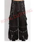 Handcrafted Gothic Chain Cyber Black  Men's Trouser  Pant Electro Bondage Rave
