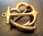 ANTIQUE ESTATE VICTORIAN SIGNED BS CO SWEETHEART NAVY MILITARY 7/8
