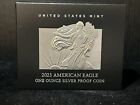 2023 W American Silver Eagle Proof! In OGP with COA!