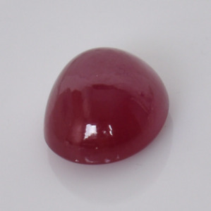Natural Burma Blood Red Ruby 14.60 Ct. Oval Cabochon Shape Loose Gemstone Gift