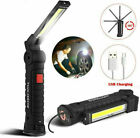 Rechargeable COB LED Work Light Mechanic Work Shop Lamp Torch Magnetic Base
