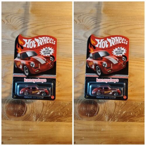 Lot of 2 Hot Wheels 2024 Porsche 356 Outlaw Collectors Edition Mail In